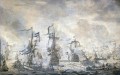 Slag in de Bataille du son 8 novembre 1658 Willem van de Velde I 1665 Guerre navale